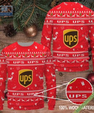 UPS United Parcel Service Ugly Christmas Sweater