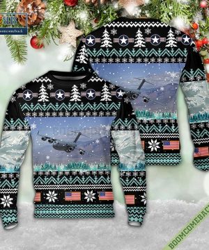 US Air Force C-17 Globemaster III Ugly Christmas Sweater