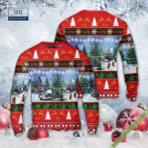 US Arctic Cat Snowmobiles Riot X Ugly Christmas Sweater