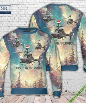 US Army Bell OH-58D Kiowa Ugly Christmas Sweater