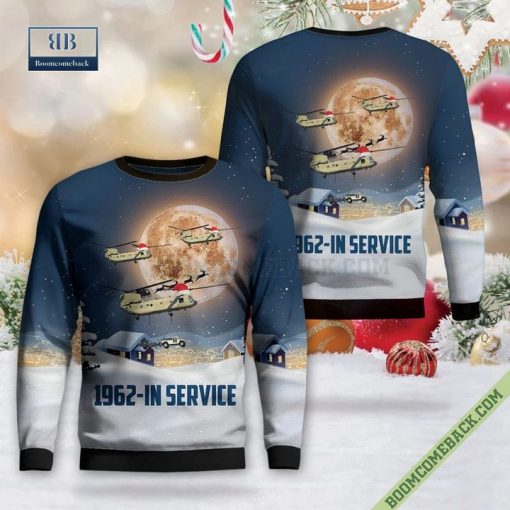 US Army CH-47 Chinook Ugly Christmas Sweater