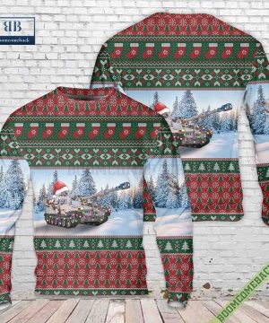 US Army M109A6 Paladin Ugly Christmas Sweater