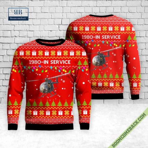 US Army MH-6 Little Bird Ugly Christmas Sweater