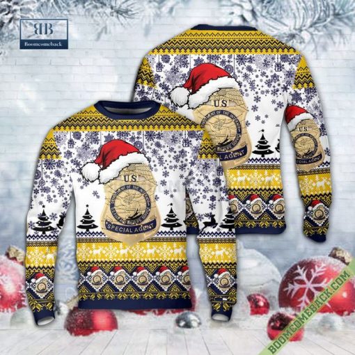 US Fish and Wildlife Service Special Agent Ugly Christmas Sweater