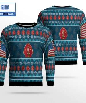 US Marine Corps 2nd Marine Division (2nd Mardiv) Ugly Christmas Sweater