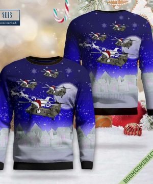 US Marine Corps CH-46F Sea Knight The PHROG Ugly Christmas Sweater