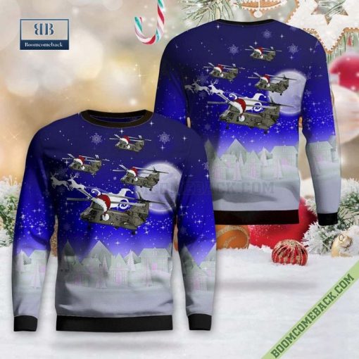 US Marine Corps CH-46F Sea Knight The PHROG Ugly Christmas Sweater