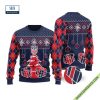 The Santalorian Christmas Blue Ugly Sweater