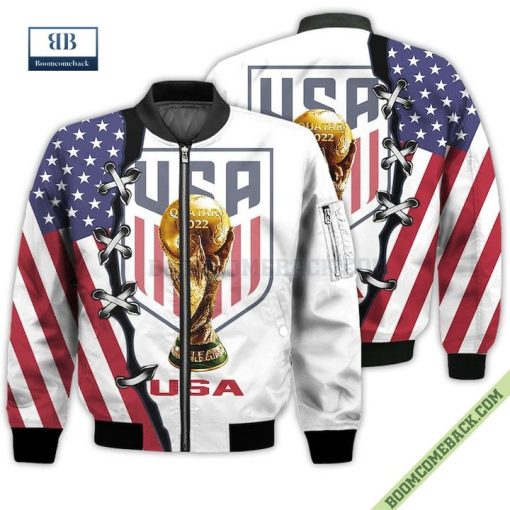 USA Flag National Soccer Team World Cup 2022 3D Sweater And Hoodie T-Shirt