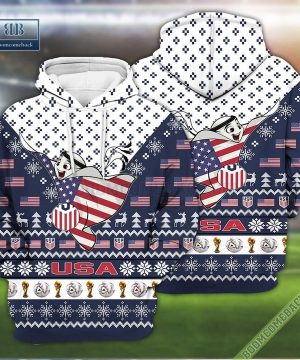 USA World Cup 2022 Mascot Ugly Christmas Sweater Hoodie T-Shirt