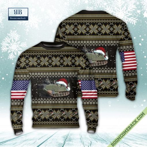 USMC AAVP7A1 RAM-RS Vehicles Christmas Sweater Jumper