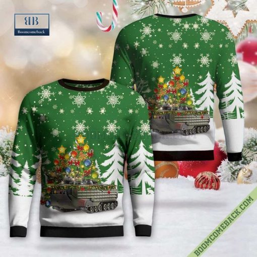 USMC Assault Amphibious Vehicle Christmas Sweater Jumper