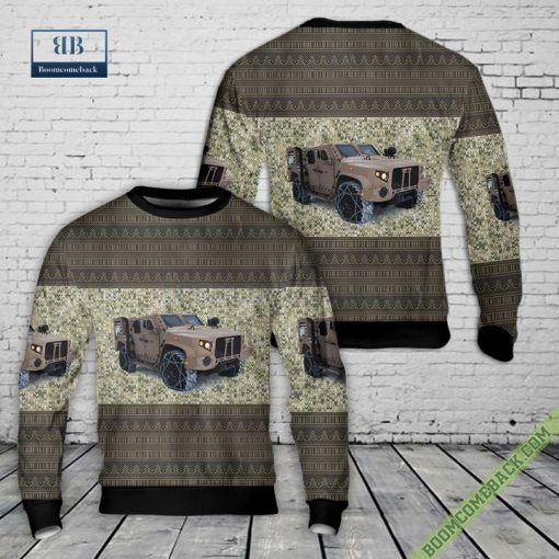 USMC Joint Light Tactical Vehicles Ugly Christmas Sweater