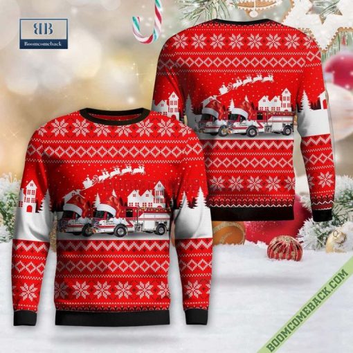 Utah, South Jordan City Fire Department Ugly Christmas Sweater