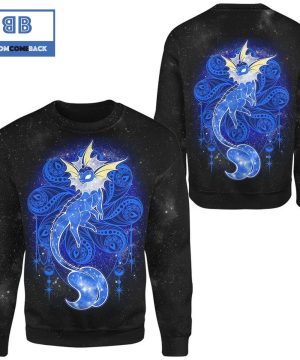 Vaporeon Starry Pokemon Anime 3d Sweatshirt