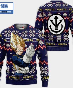 vegeta super saiyan dragon ball anime christmas 3d sweater 2 xYWXa