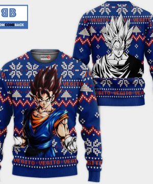 vegito dragon ball anime christmas 3d sweater 2 v06VS