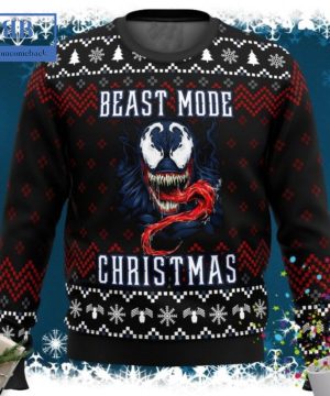 Venom Beast Mode Christmas Ugly Christmas Sweater