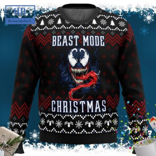 Venom Beast Mode Christmas Ugly Christmas Sweater