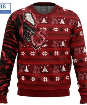 Venom Red Ugly Christmas Sweater