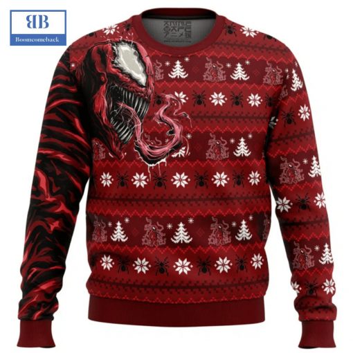 Venom Red Ugly Christmas Sweater