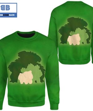 Venusaur Pokemon Anime Christmas 3D Sweatshirt