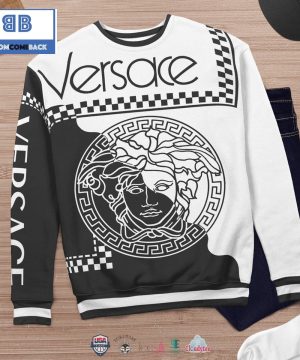 Versace Black And White 3D Ugly Sweater