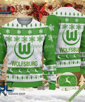 VfL Wolfsburg Xmas Sweatshirt Ugly Christmas Sweater