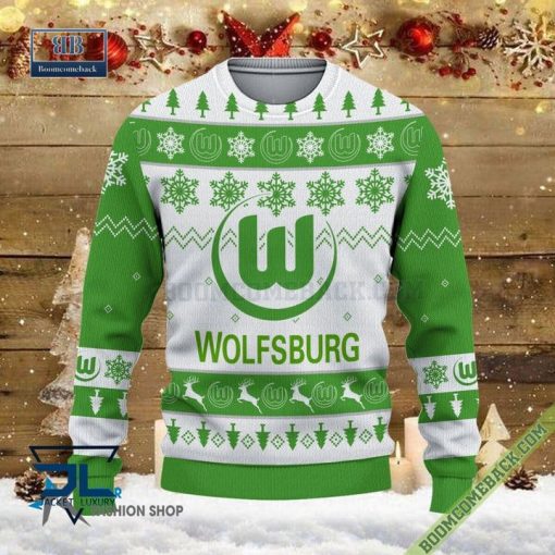 VfL Wolfsburg Xmas Sweatshirt Ugly Christmas Sweater