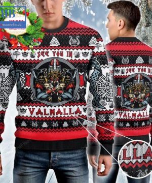 viking see you in valhalla ugly christmas sweater 5 msDJY