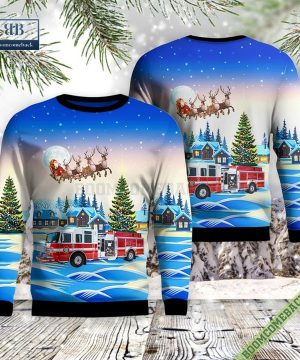 Village of Western Springs Fire Department Ugly Christmas Sweater