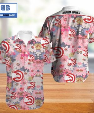 Vintage NBA Atlanta Hawks Hawaiian Shirt