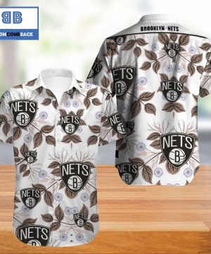 Vintage NBA Brooklyn Nets Hawaiian Shirt