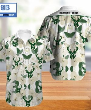 Vintage NBA New Milwaukee Bucks Hawaiian Shirt