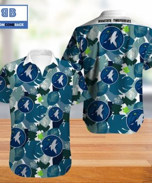 Vintage NBA New Minnesota Timberwolves Hawaiian Shirt