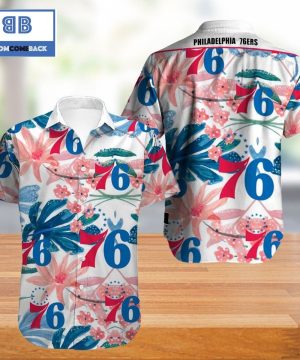 Vintage NBA Philadelphia 76ers Hawaiian Shirt