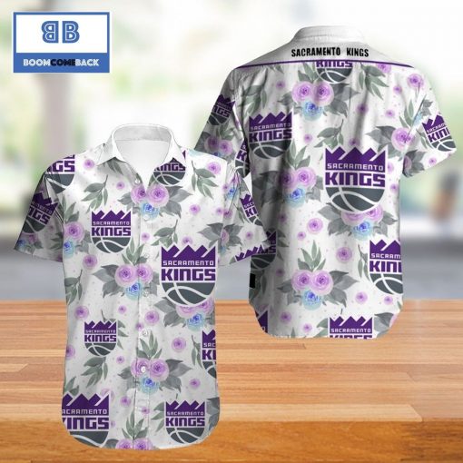 Vintage NBA Sacramento Kings Hawaiian Shirt