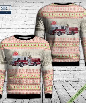 Virginia, Fairfax County Fire & Rescue Department Ugly Christmas Sweater