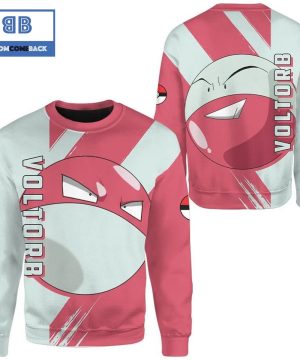 Voltorb Pokemon Anime Christmas 3D Sweatshirt