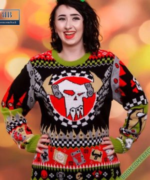 waaagh warhammer 40k ugly christmas sweater 5 xhAMx