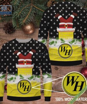 Waffle House Santa Claus Ugly Christmas Sweater