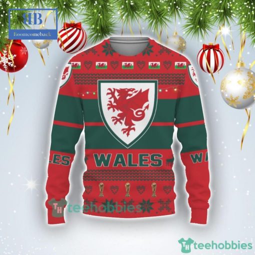 Wales National Football Team World Cup 2022 Qatar Style 2 Ugly Christmas Sweater