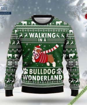 Walking In A Bulldog Wonderland 3D Ugly Sweater