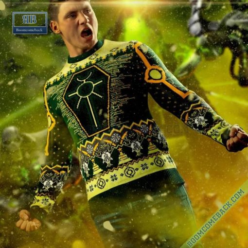 Warhammer 40000 Nefarious Necron Ugly Christmas Sweater Gift For Adult And Kid