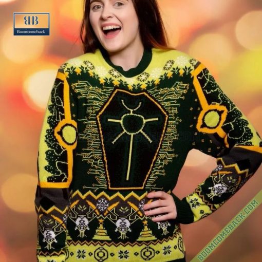 Warhammer 40000 Nefarious Necron Ugly Christmas Sweater Gift For Adult And Kid