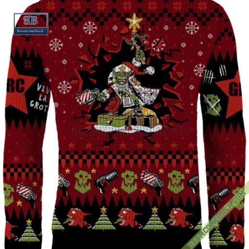 Warhammer 40K Da Red Gobbo Ugly Christmas Sweater