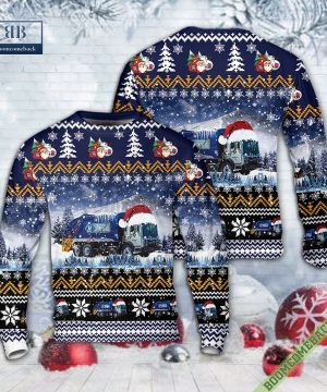 Waste Connections Canada Garbage Truck Ugly Christmas Sweater