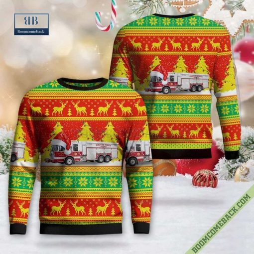 Watervliet, New York, Schuyler Heights Fire District Ugly Christmas Sweater