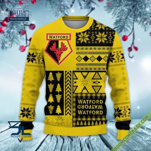 Watford Ugly Christmas Sweater, Christmas Jumper