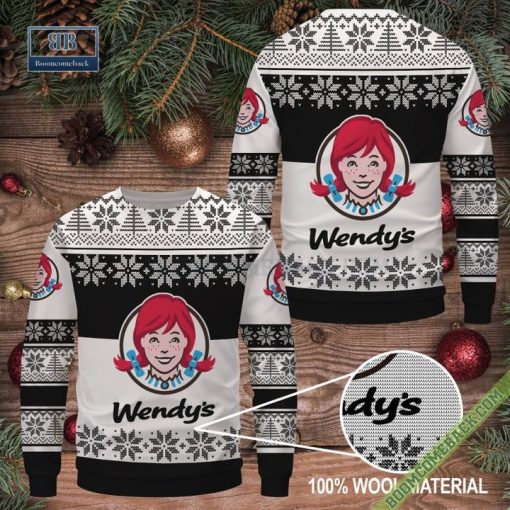 Wendy’s Fast Food Ugly Christmas Sweater